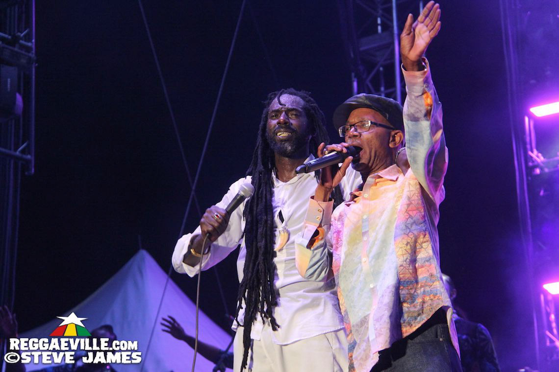 Buju Banton with Marcia Griffiths & Beres Hammond