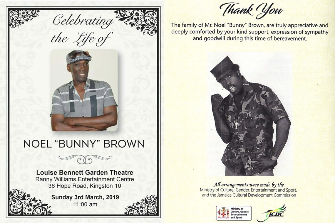 Celebrating The Life of Noel 'Bunny' Brown