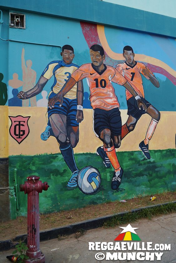 Edward Seaga in Tivoli Gardens, Kingston