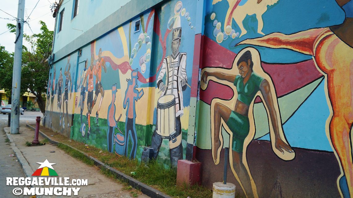 Edward Seaga in Tivoli Gardens, Kingston