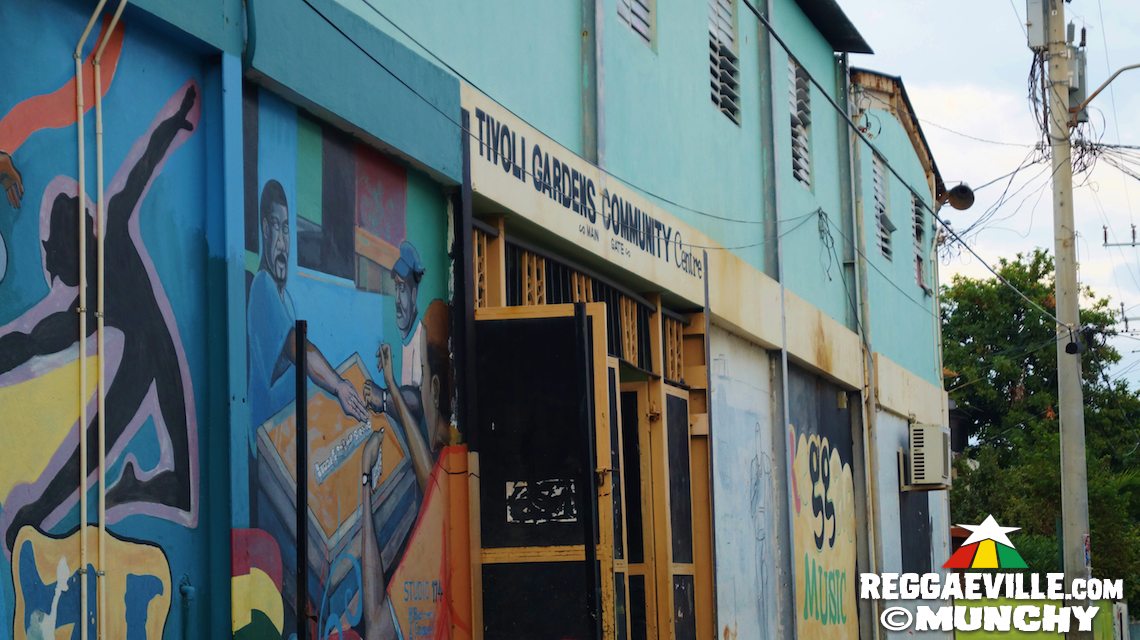 Edward Seaga in Tivoli Gardens, Kingston