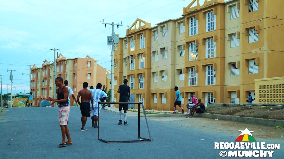 Edward Seaga in Tivoli Gardens, Kingston