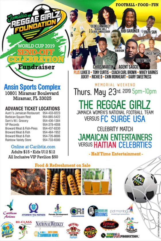 Jamaica Reggae Girlz - World Cup 2019 Send-Off Celebration
