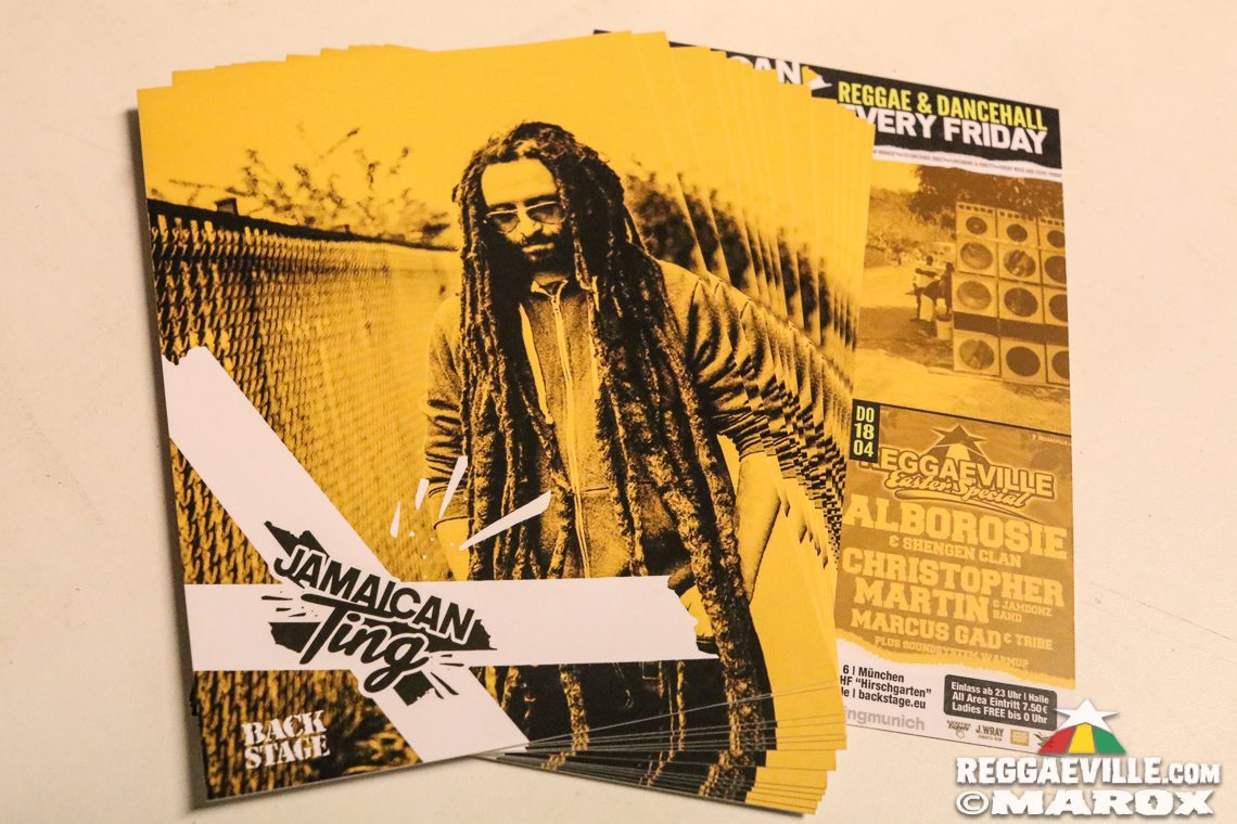 Alborosie, Christopher Martin, D-Major & Marcus Gad