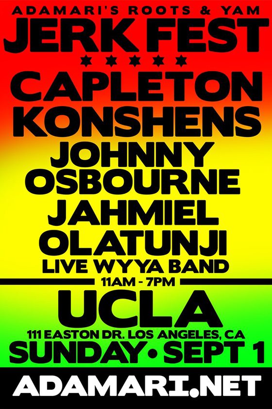 Capleton, Konshens, Jahmiel, Johnny Osbourne