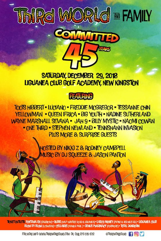 Third World, Naomi Cowan, Sevana, Billy Mystic, Stephen Newland & Tennshann Invasion