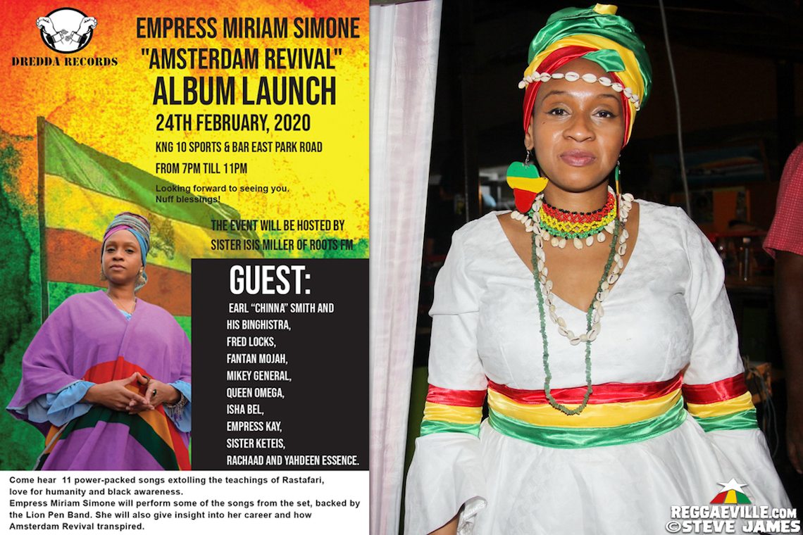 Miriam Simone, Capleton, Fred Locks, Mikey General