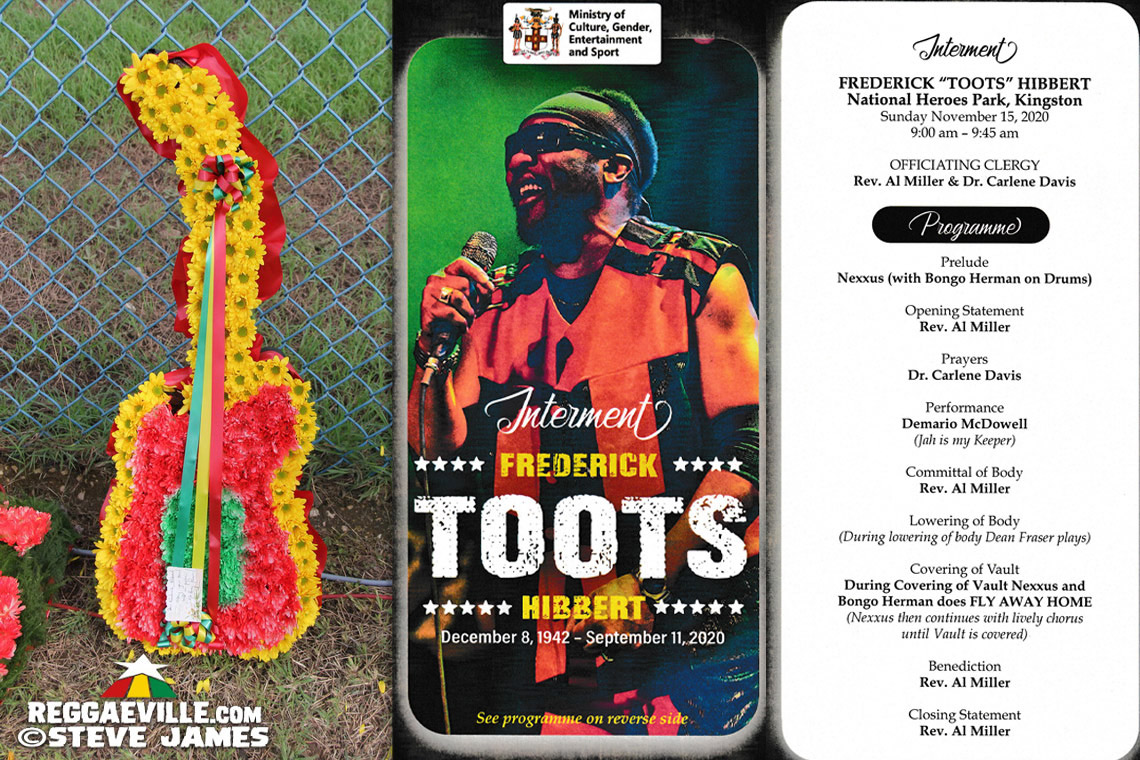 Toots Hibbert Interment
