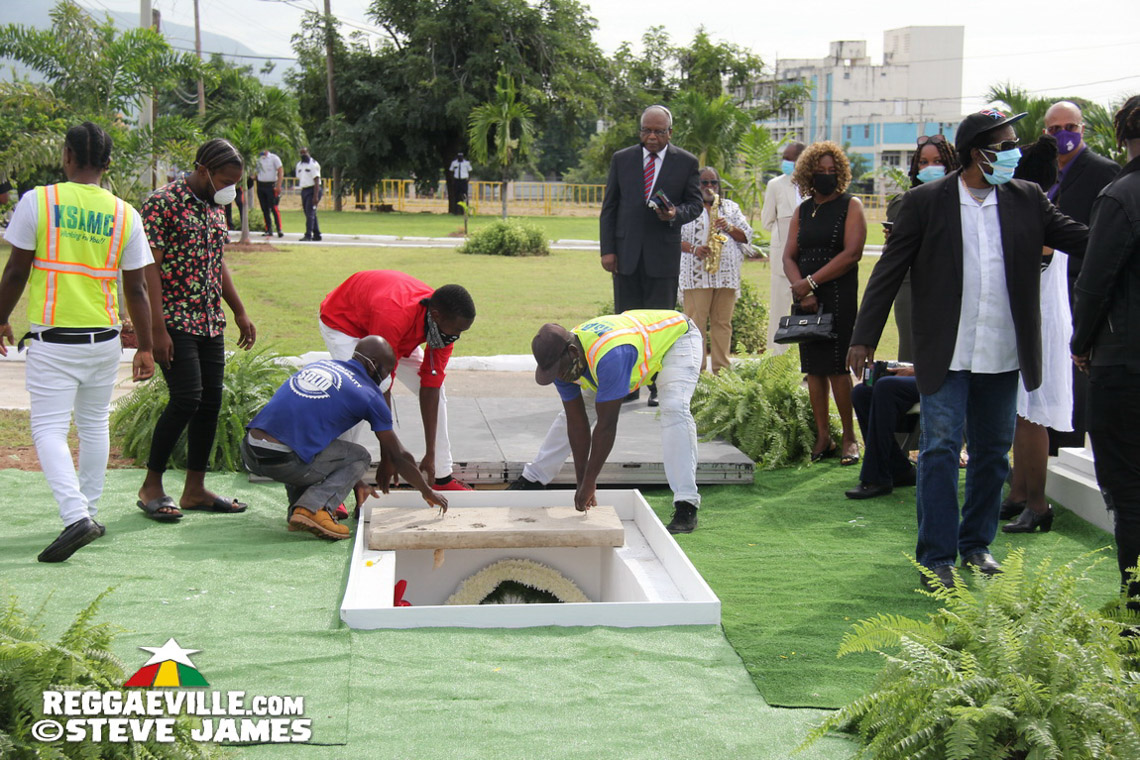 Toots Hibbert Interment