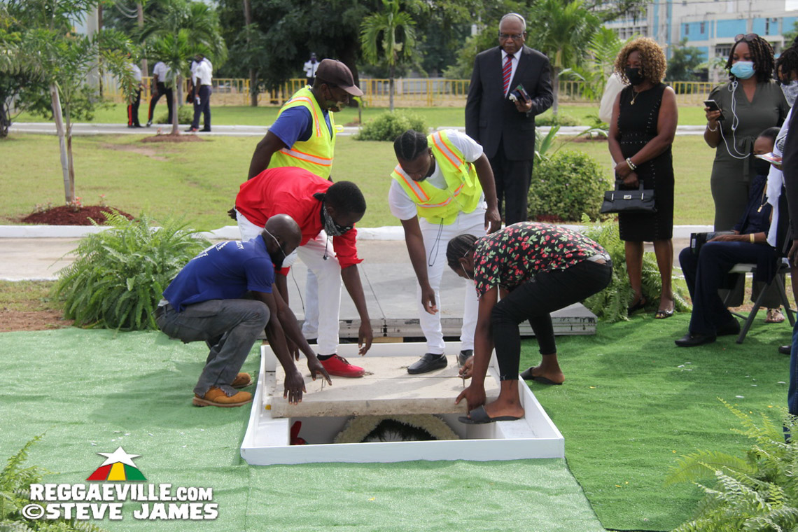 Toots Hibbert Interment