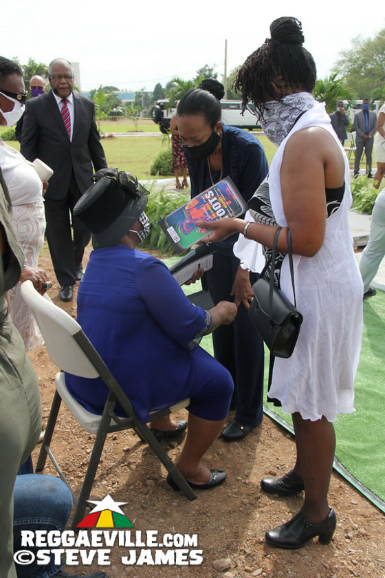 Toots Hibbert Interment