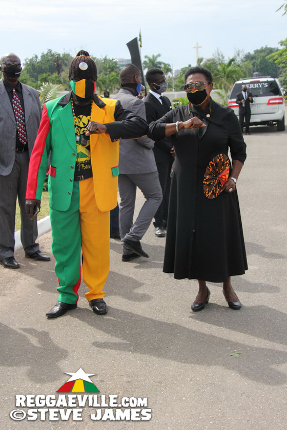 Toots Hibbert Interment