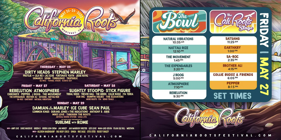 J Boog, Earthkry, Nattali Rize, The Movement, Natural Vibrations