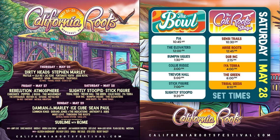 Dub Inc, Collie Buddz, Iya Terra, Arise Roots