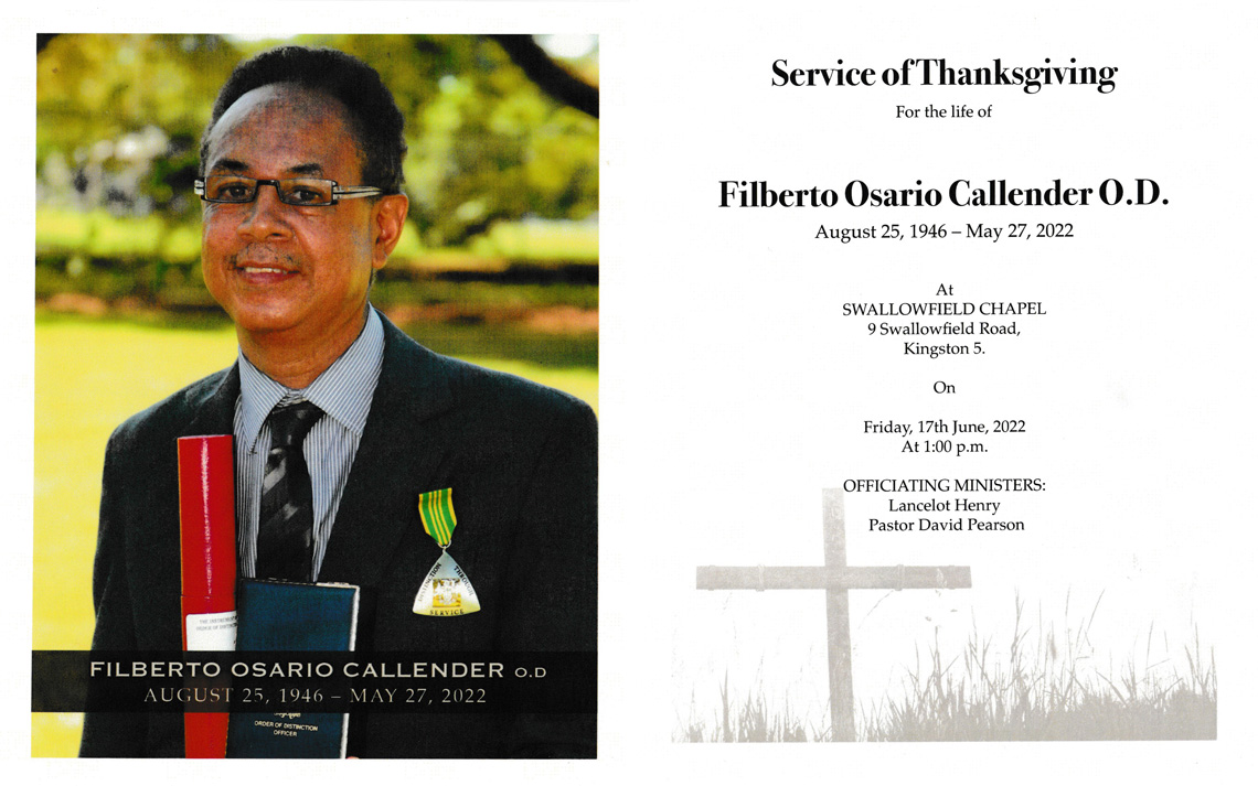 Fil Callender Memorial Service
