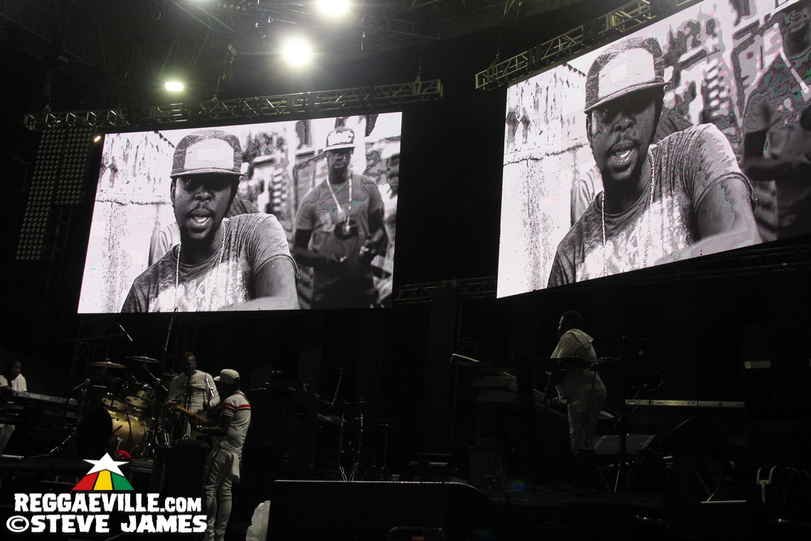 Popcaan with Beres Hammond, Toni-Ann Singh & Imeru Tafari