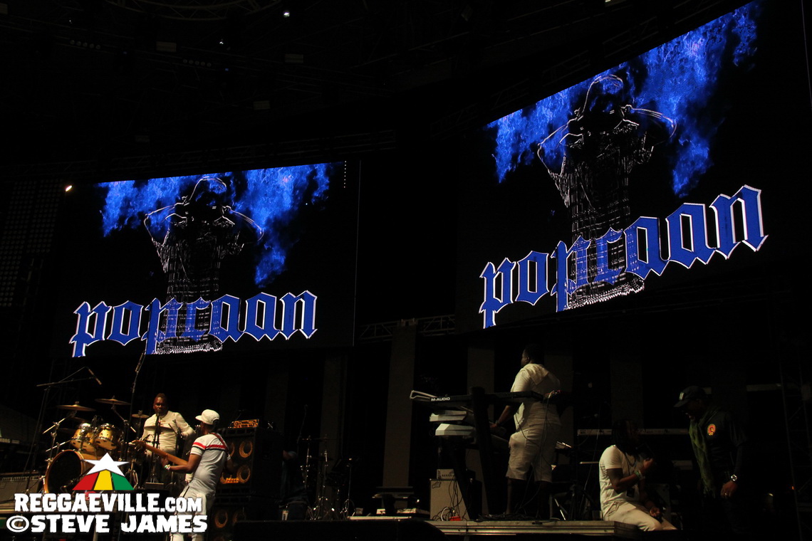 Popcaan with Beres Hammond, Toni-Ann Singh & Imeru Tafari