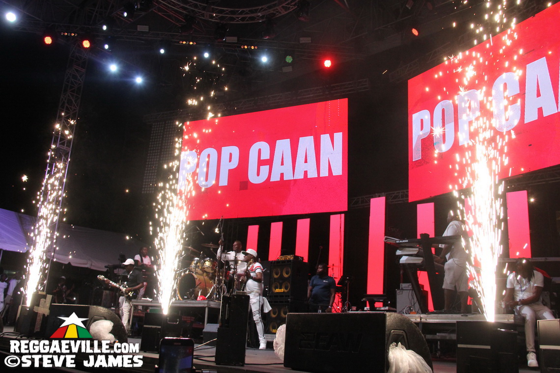 Popcaan with Beres Hammond, Toni-Ann Singh & Imeru Tafari