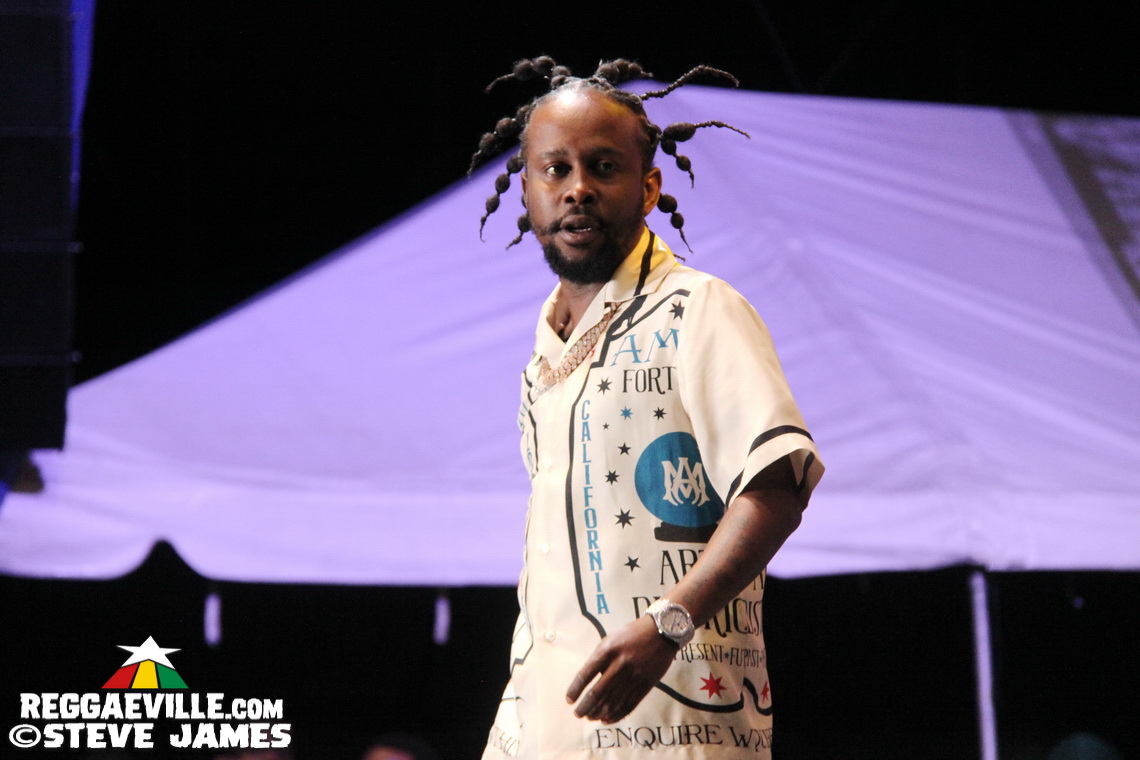 Popcaan with Beres Hammond, Toni-Ann Singh & Imeru Tafari