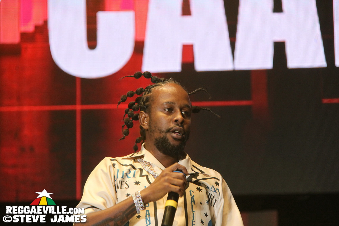 Popcaan with Beres Hammond, Toni-Ann Singh & Imeru Tafari