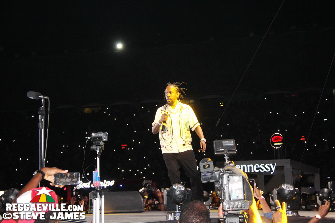 Popcaan with Beres Hammond, Toni-Ann Singh & Imeru Tafari