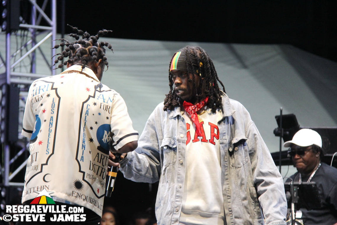 Popcaan with Beres Hammond, Toni-Ann Singh & Imeru Tafari