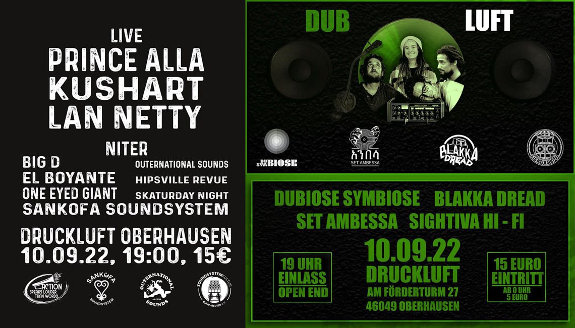 Prince Alla, Kushart, Outernational Sound, Sankofa Sound