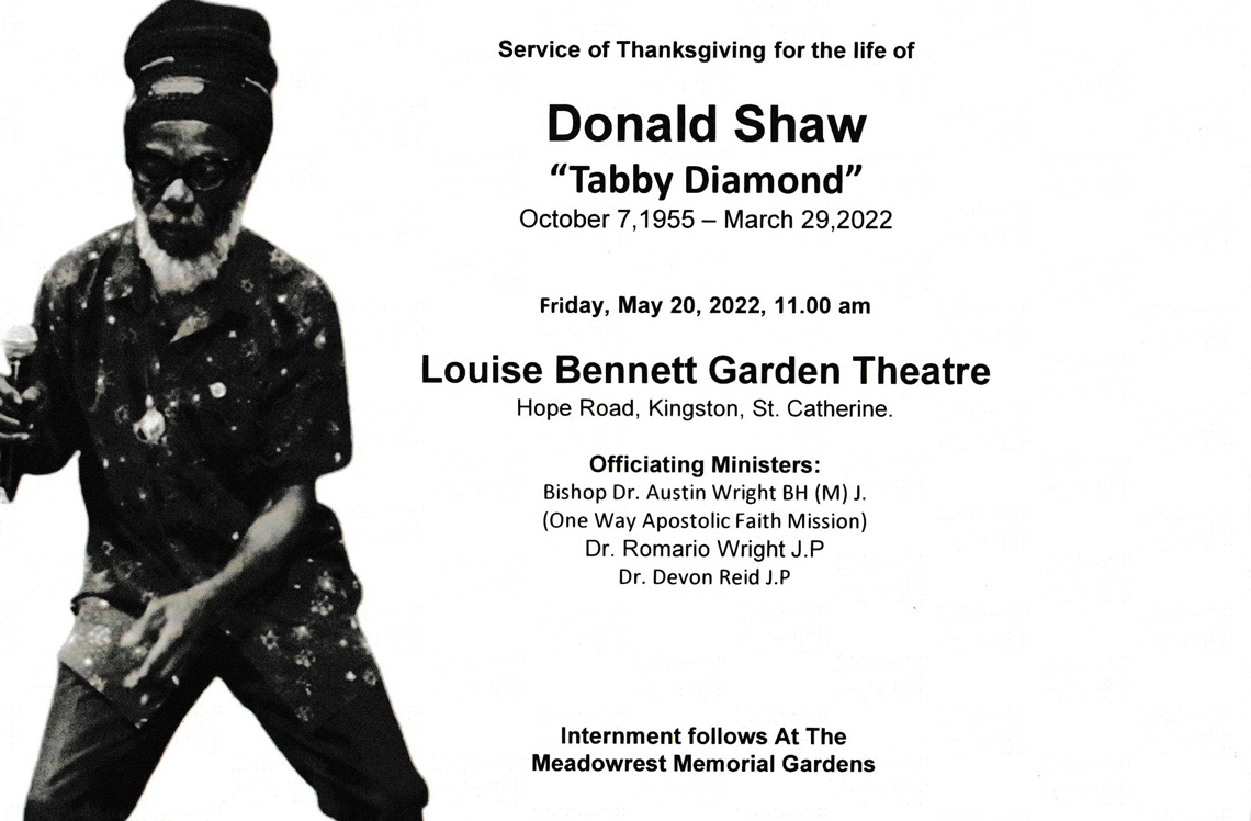 Tabby Diamond - Memorial Service (Part II)