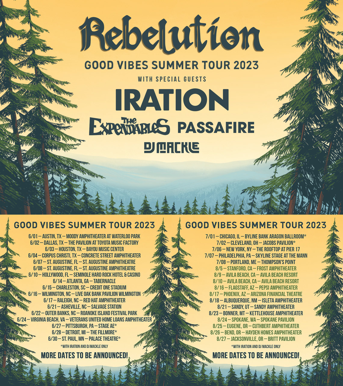 rebelution tour 2023 presale