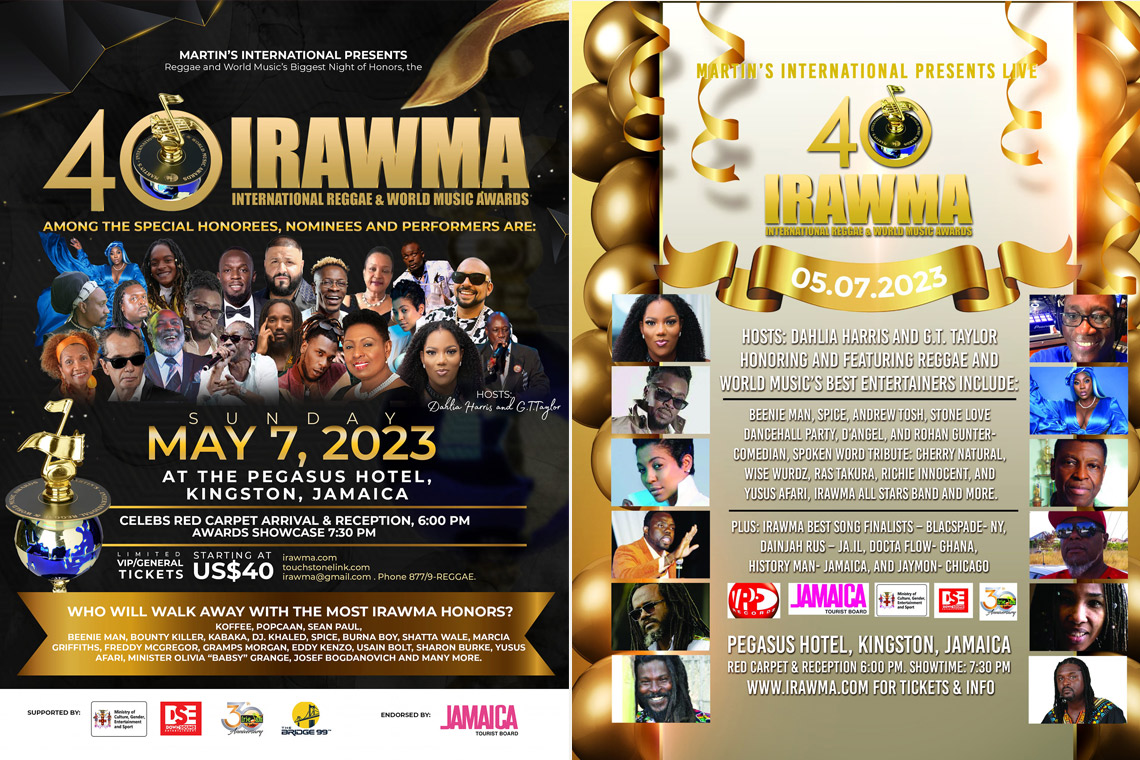 Red Carpet... Marcia Griffiths, Kabaka Pyramid, Mutabaruka