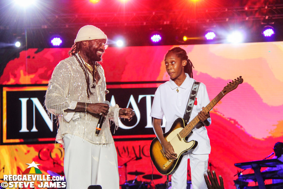 Marcia Griffiths, Tarrus Riley with Dean Fraser