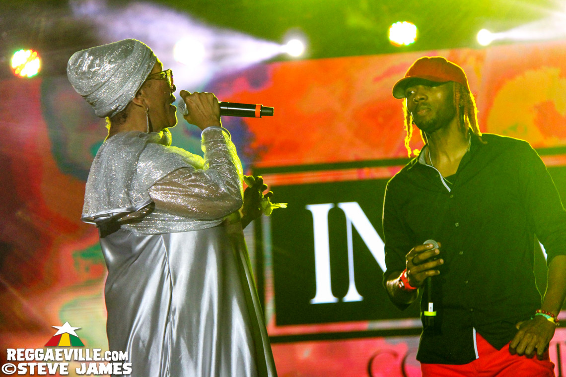 Marcia Griffiths, Tarrus Riley with Dean Fraser