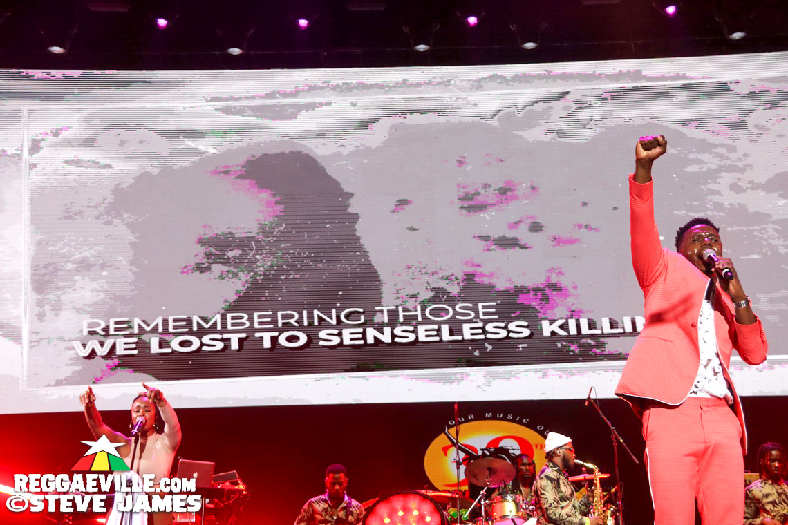 Minister Marion Hall, Morgan Heritage, Romain Virgo