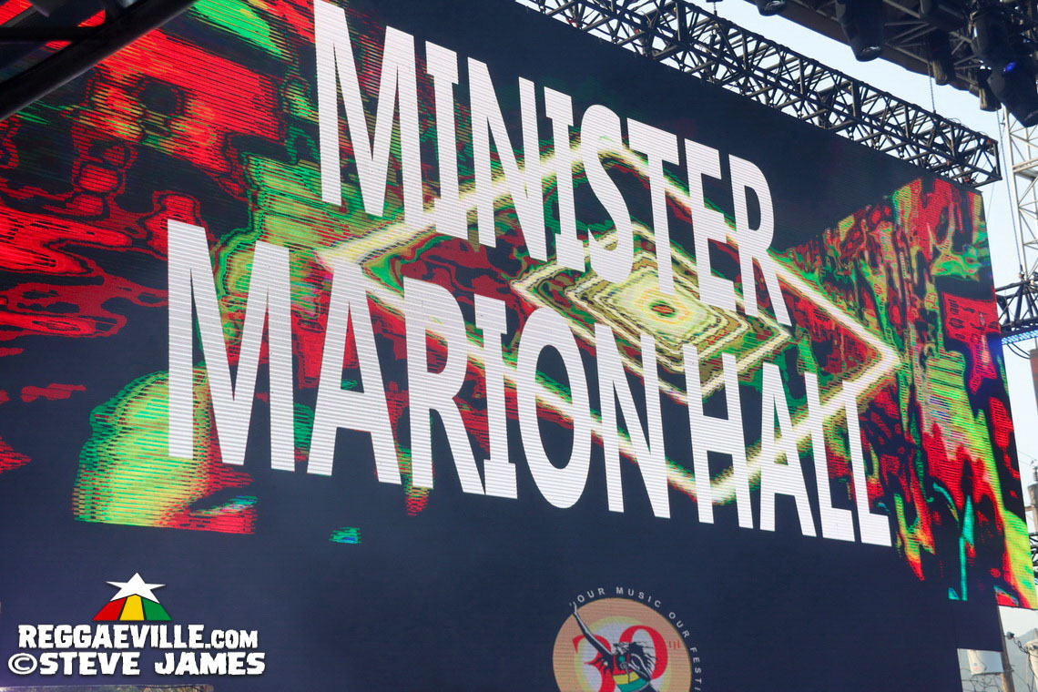 Minister Marion Hall, Morgan Heritage, Romain Virgo