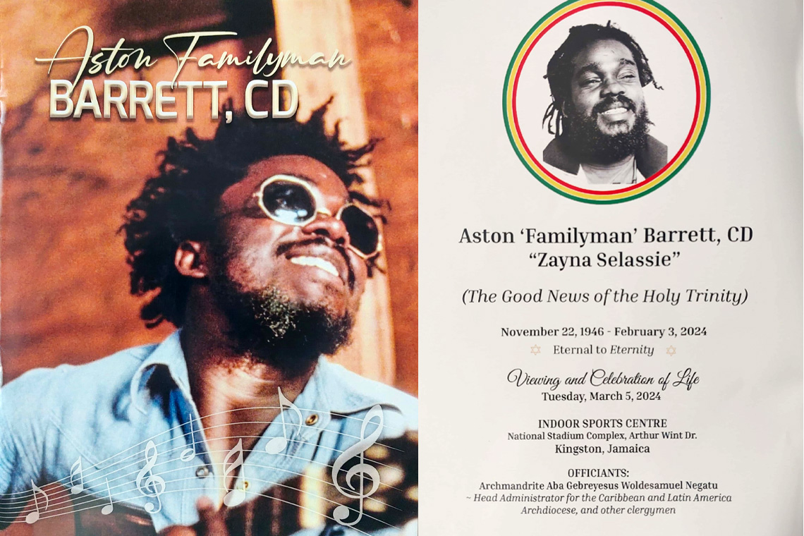 Julian Marley, Max Romeo, Luciano, Sean Paul