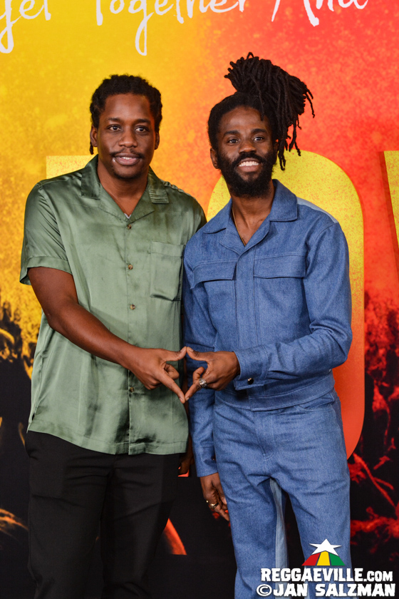 Ziggy Marley, Kingsley Ben-Adir, Stevie Wonder, Chris Blackwell