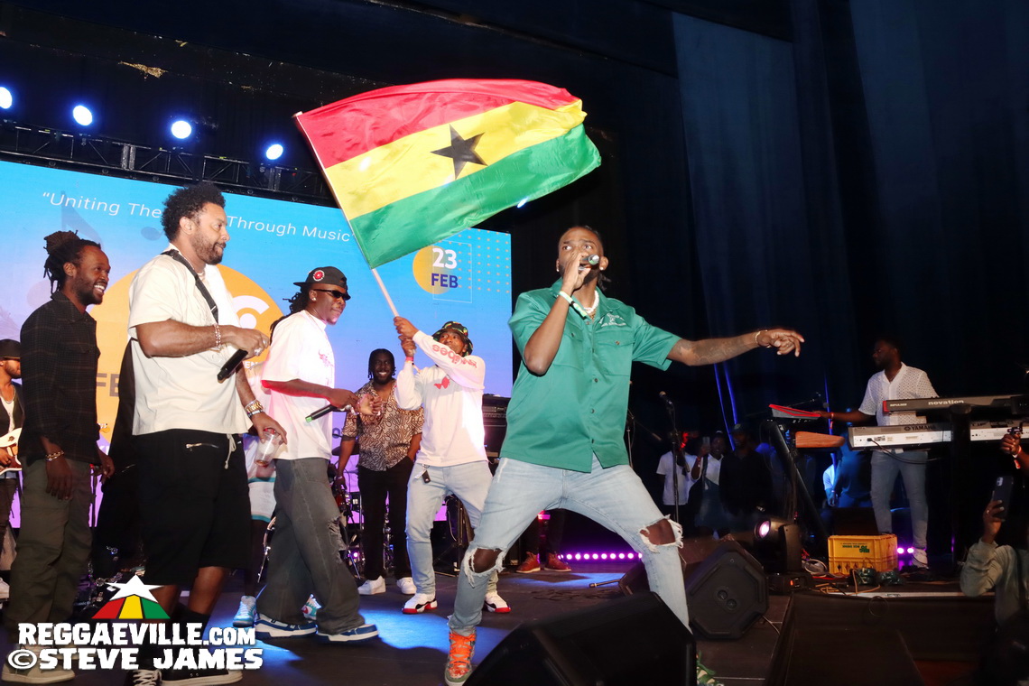 Shaggy, Wyclef Jean, Christopher Martin, Stonebwoy, Jesse Royal, Jahshii, Yohan Marley