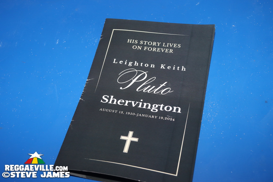 The Celebration of Life for Pluto Shervington