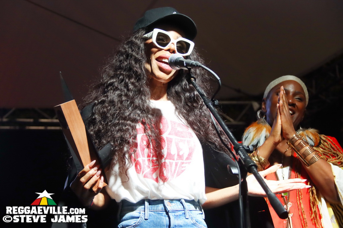 Cedella Marley, Marcia Griffiths, Patricia 'Miss Pat' Chin, Rita Marley