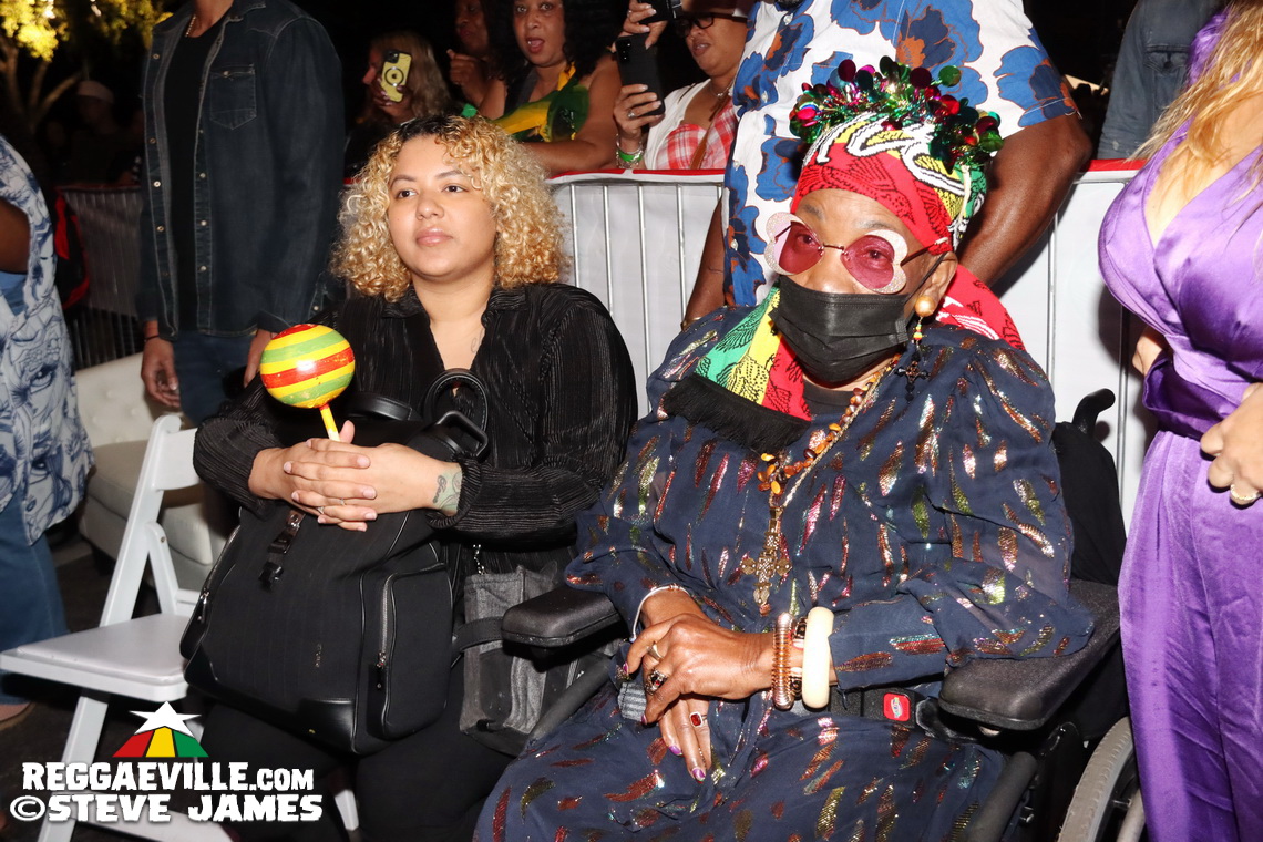 Cedella Marley, Marcia Griffiths, Patricia 'Miss Pat' Chin, Rita Marley