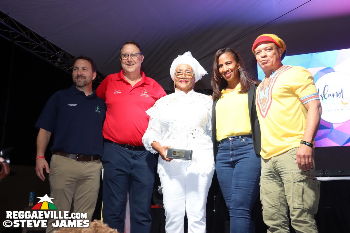 Cedella Marley, Marcia Griffiths, Patricia 'Miss Pat' Chin, Rita Marley