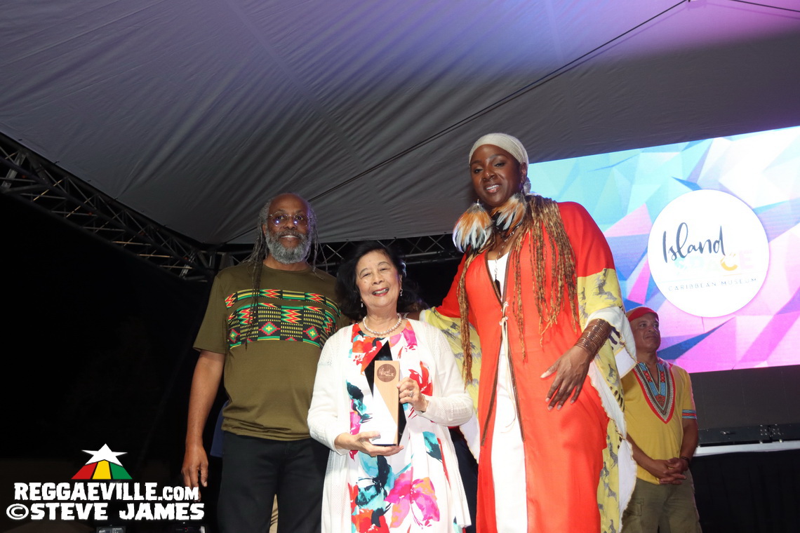Cedella Marley, Marcia Griffiths, Patricia 'Miss Pat' Chin, Rita Marley