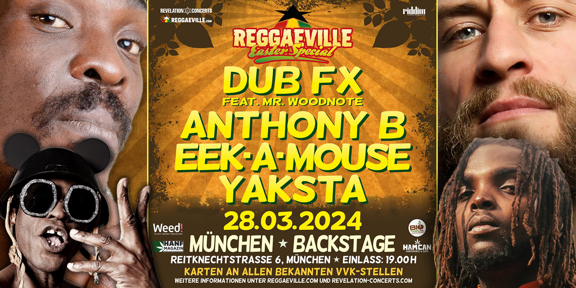 Dub FX feat. Mr. Woodnote, Anthony B, Eek-A-Mouse, Yaksta & House of Riddim