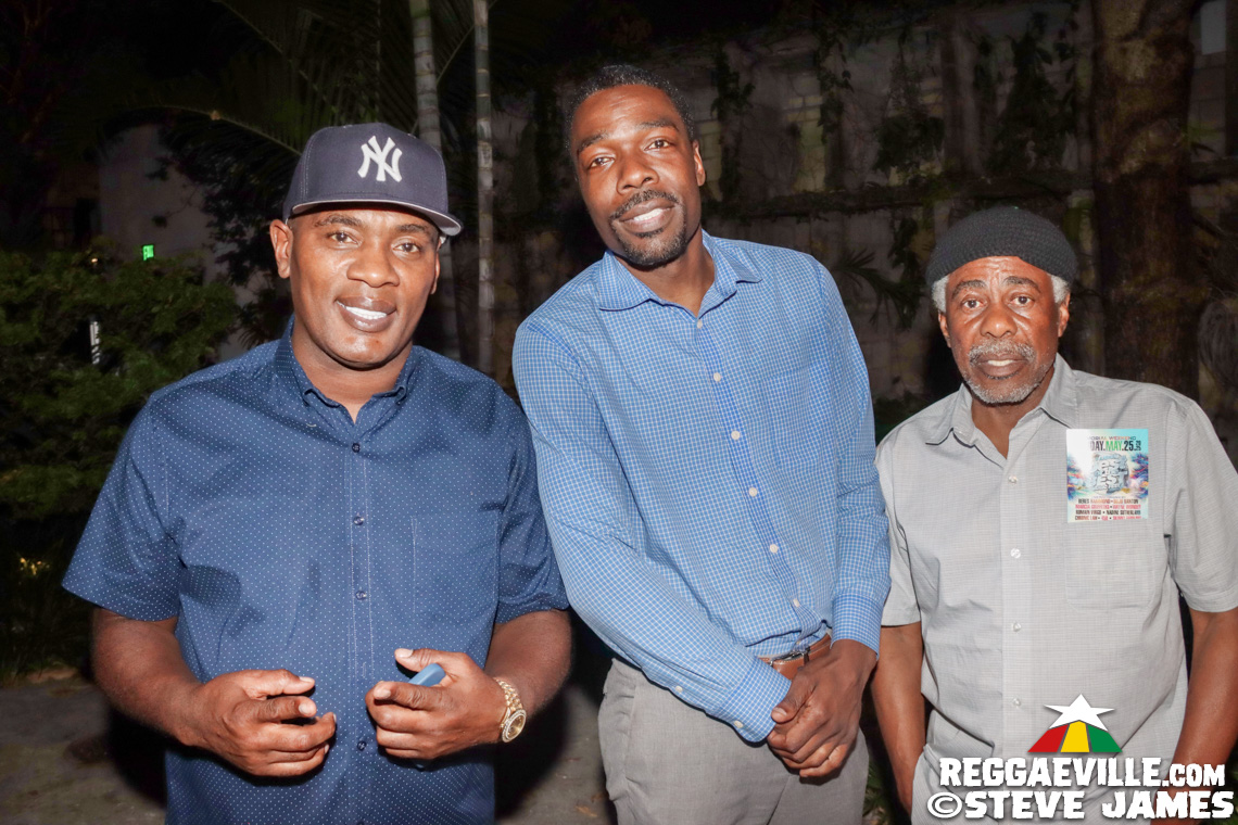 Media Launch with Buju Banton, Marcia Griffiths, Wayne Wonder