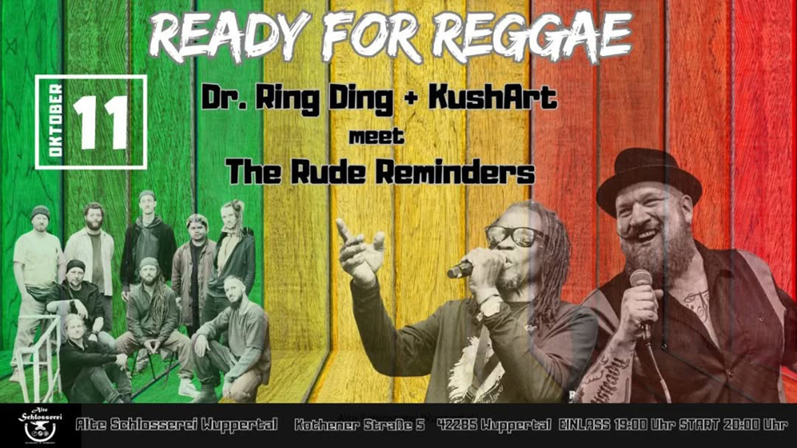 Dr. Ring Ding + KushArt meet The Rude Reminders