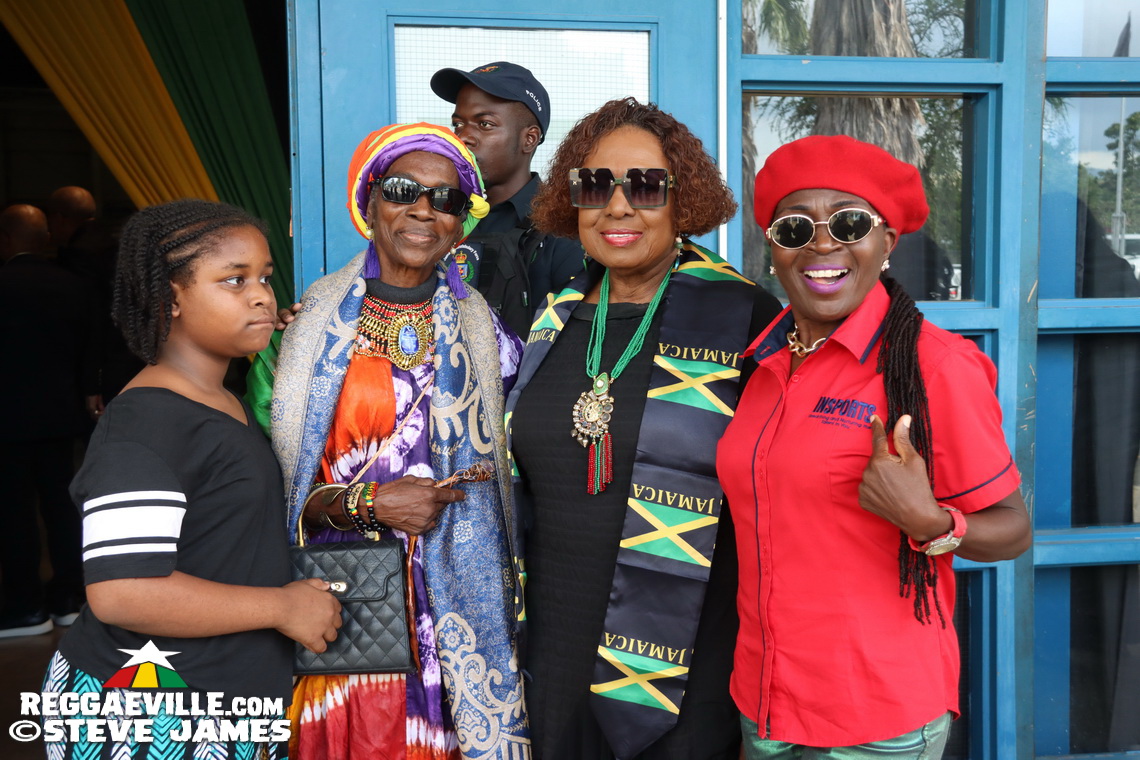 Mutabaruka, Marcia Griffiths, Sean Paul, Olivia 'Babsy' Grange
