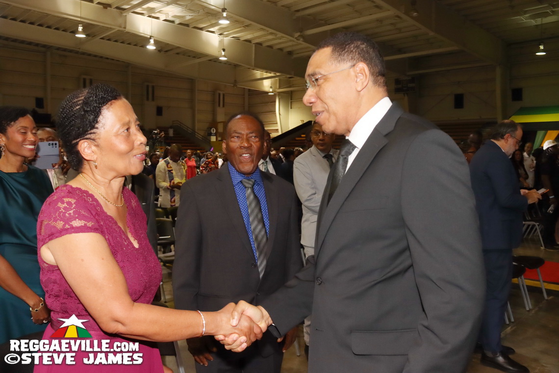 Mutabaruka, Marcia Griffiths, Sean Paul, Olivia 'Babsy' Grange