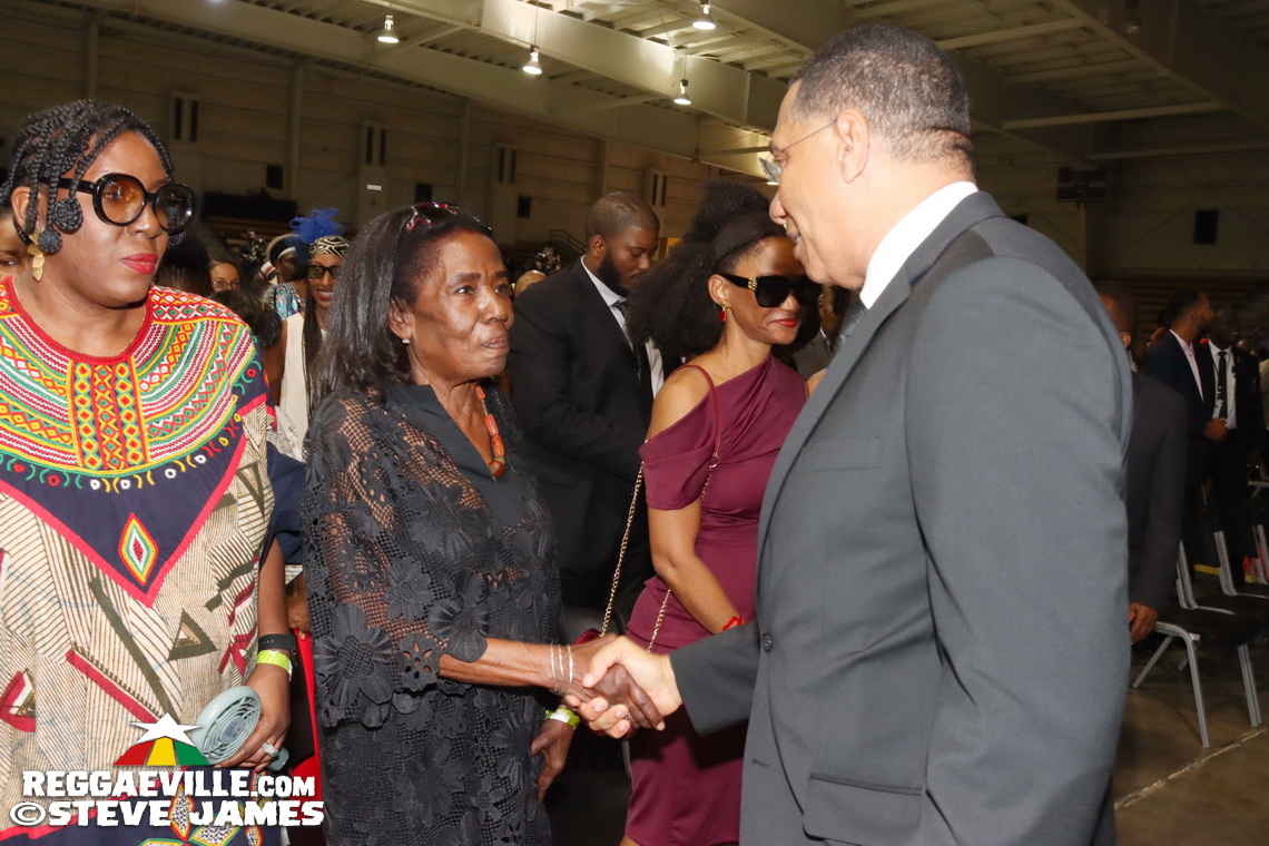 Mutabaruka, Marcia Griffiths, Sean Paul, Olivia 'Babsy' Grange