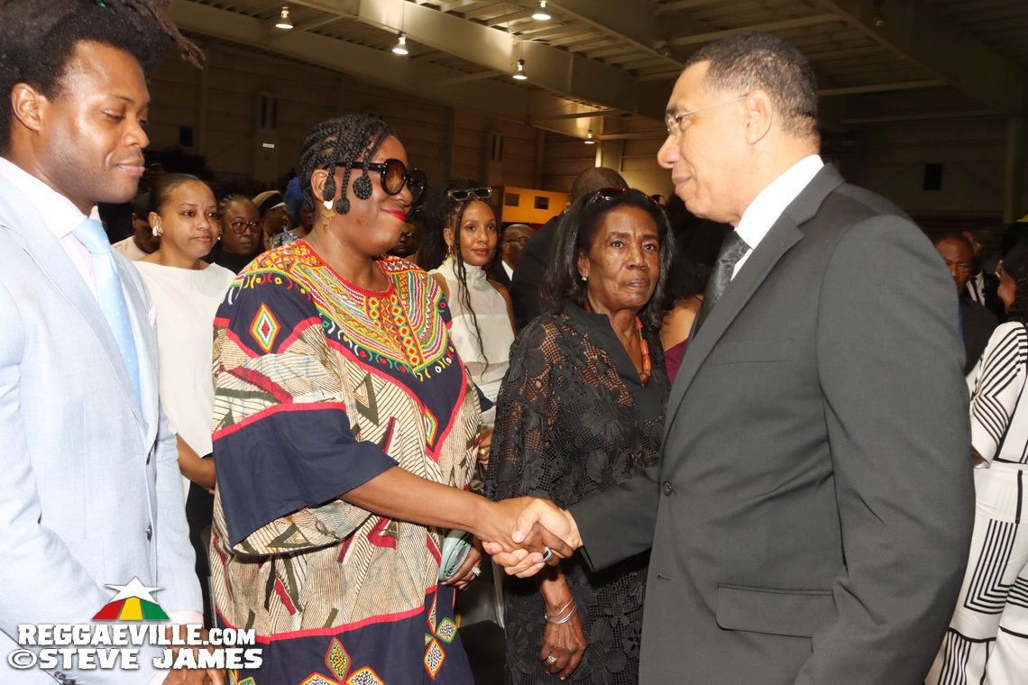 Mutabaruka, Marcia Griffiths, Sean Paul, Olivia 'Babsy' Grange