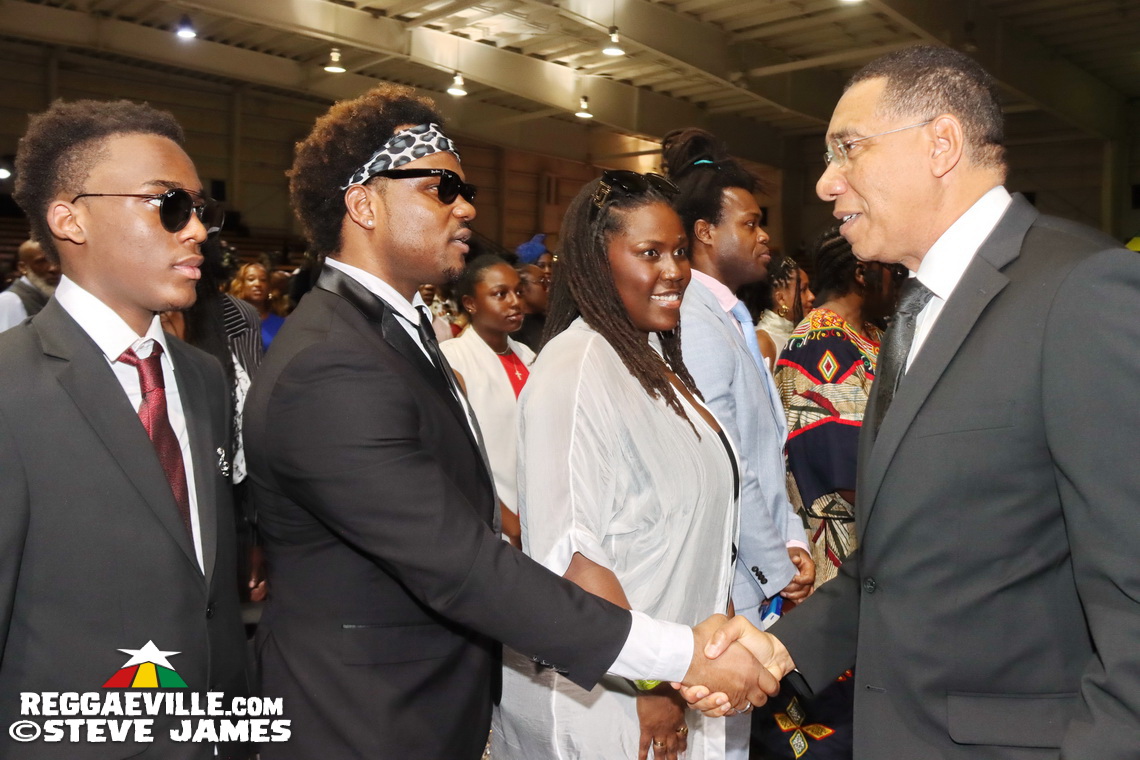 Mutabaruka, Marcia Griffiths, Sean Paul, Olivia 'Babsy' Grange